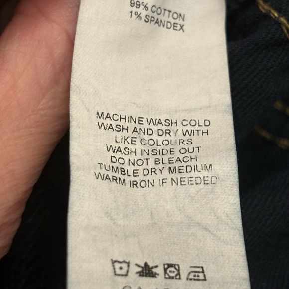 Women’s Joe Fresh Slim Fit Low Rise Indigo Blue Jeans - Picture 5 of 13